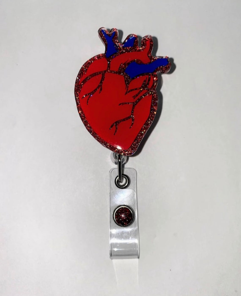 Anatomical Heart Badge Reel - Enchantments by Lupita