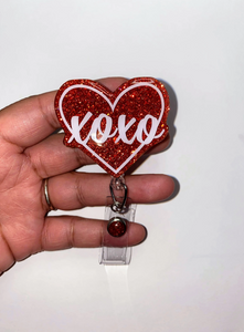 XOXO Heart Badge Reel