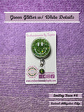 Smiley Face Badge Reel - Ready to Ship