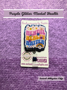 Mental Health Badge Reel - Ready to Ship