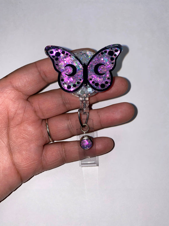 Butterfly Retractable Badge Reel