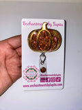 Pumpkin Badge Reel