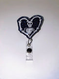 Skeleton Heart Badge Reel