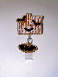 Happy Halloween Badge Reel