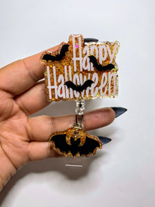 Happy Halloween Badge Reel