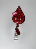 Blood Drop Badge Reel