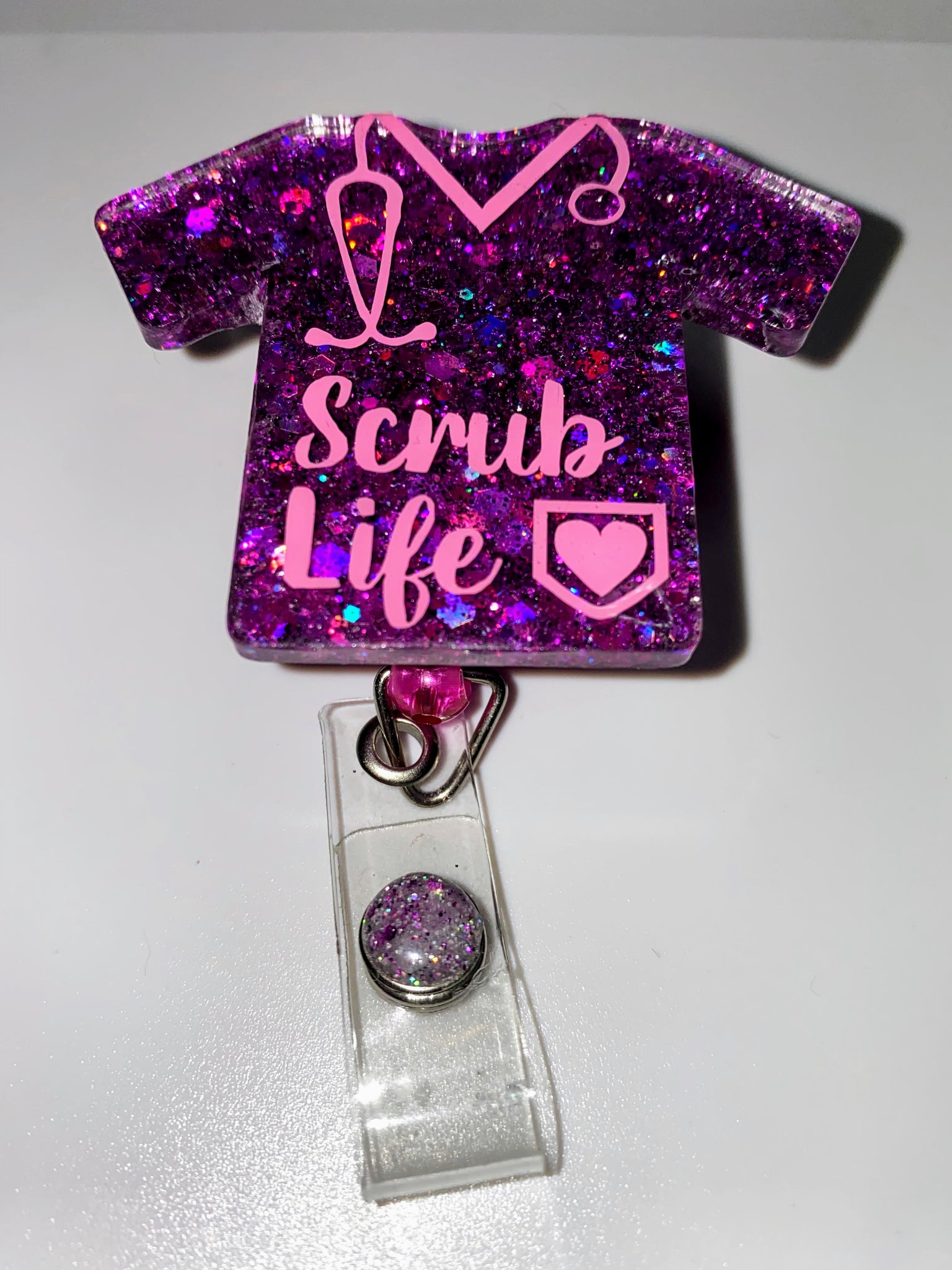 Bling out your scrubs with these cute badge reels!, Video published by  Reelincrafty