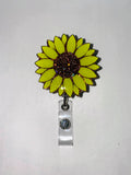 Sunflower Badge Reel