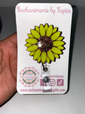 Sunflower Badge Reel